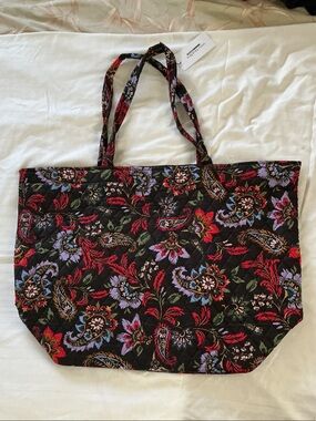 Vera Bradley Quilted Floral Tote Bag